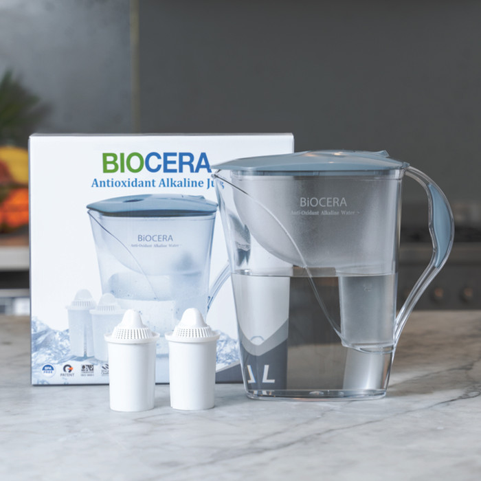 Biocera’nın tezgah üstü alkali su sürahisi veya… – Biocera